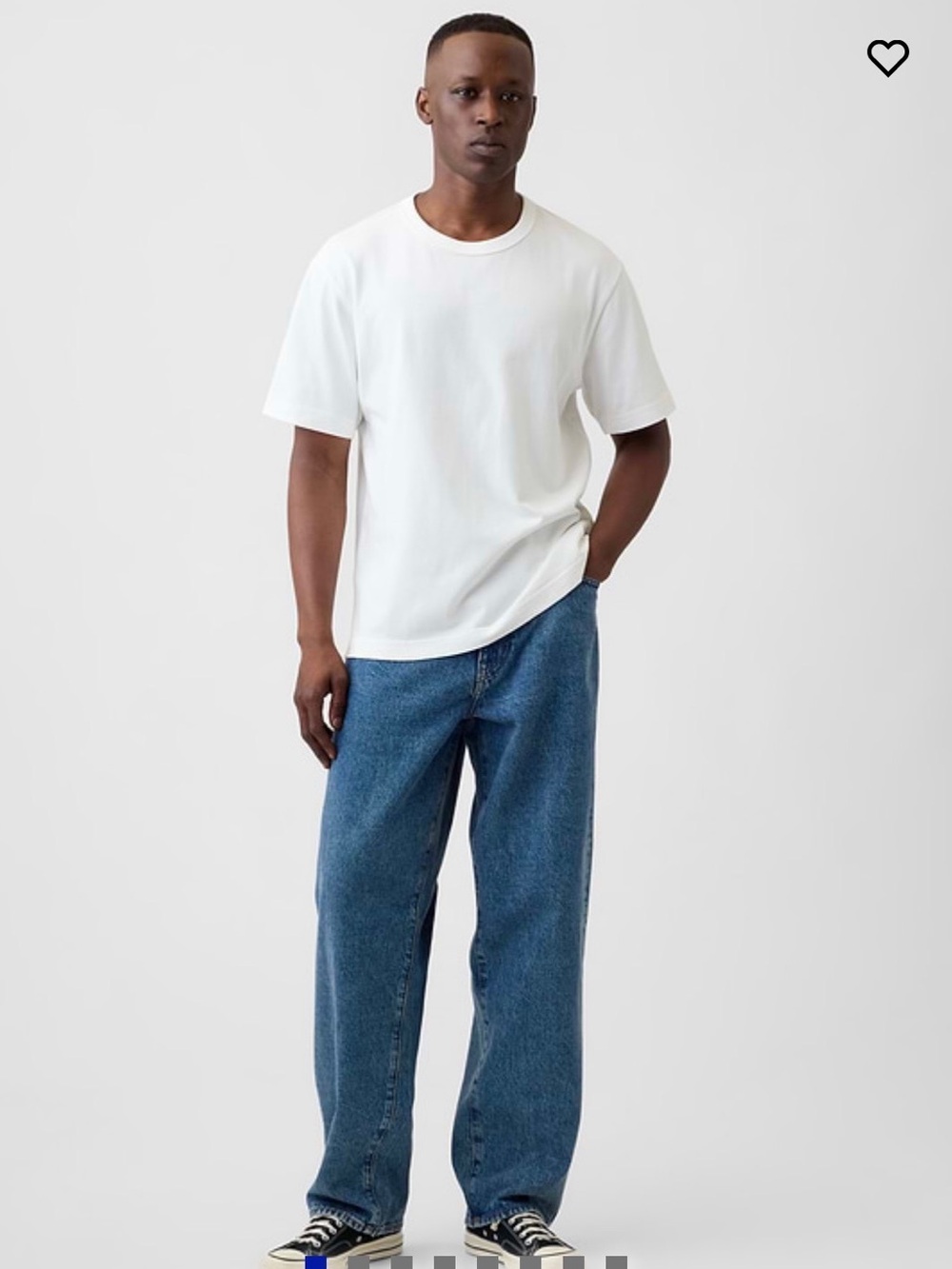 GAP Baggy Fit Men's Blue Denim Jeans 32x34